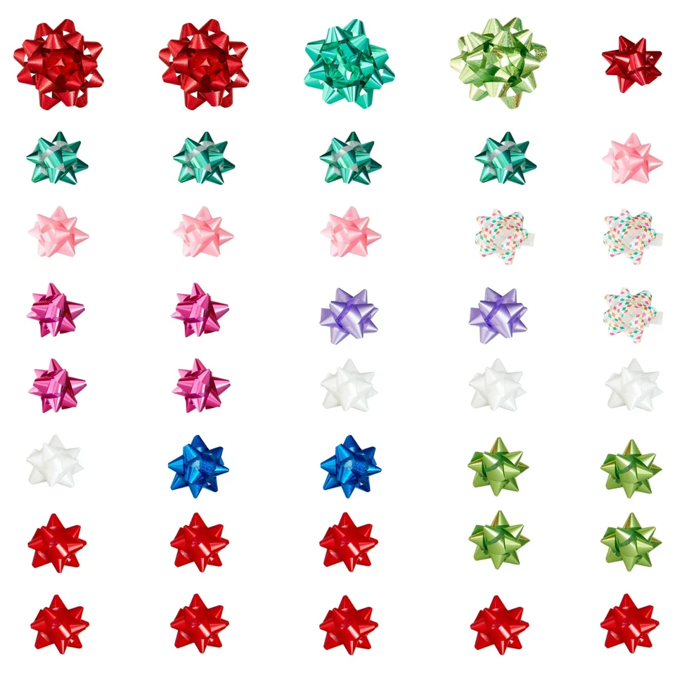 Arcos multicolor atrevidos Santa Navidad Deluxe Bog, 40 unidades Foto 2 de 4