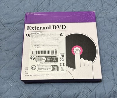 External CD/DVD Drive 8 in 1 USB 3.0 High Speed Transmission w/Burning Function
