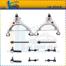 Fit For 2003-2006 Ford Expedition Set Of 10 Front Rear Control Arm Tie Rod Ends