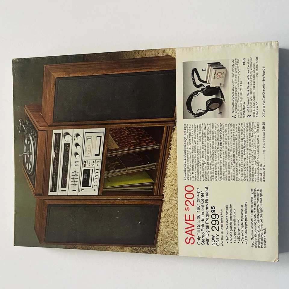 1981 JC PENNEY Christmas Wish Book Catalog EXCELLENT, Clean Condition, Vintage Foto 3 de 4