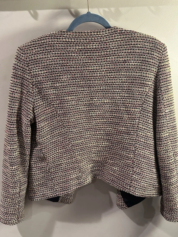 Topshop 女式开襟粗花呢西装外套 10 码多色 — 第 4/4 张图片