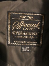 Pre-owned Special One Juniors Xl Faux Fur/olive Quilted Vest