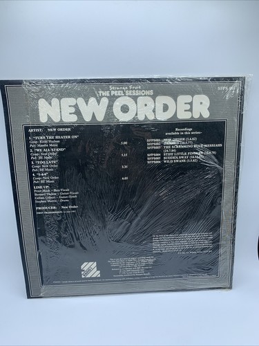 NEW ORDER The Peel Sessions STRANGE FRUIT SFPS-001 EP 45rpm - Bild 7 von 11