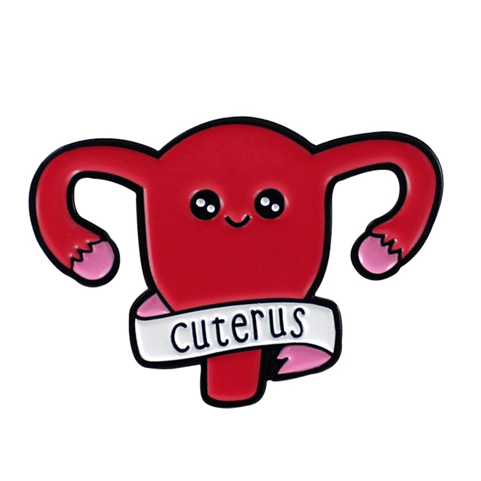 Badge Unique Multipurpose Feminism Cartoon Uterus Enamel Brooches badge-unique-multipurpose-feminism-cartoon-uterus-enamel-brooches