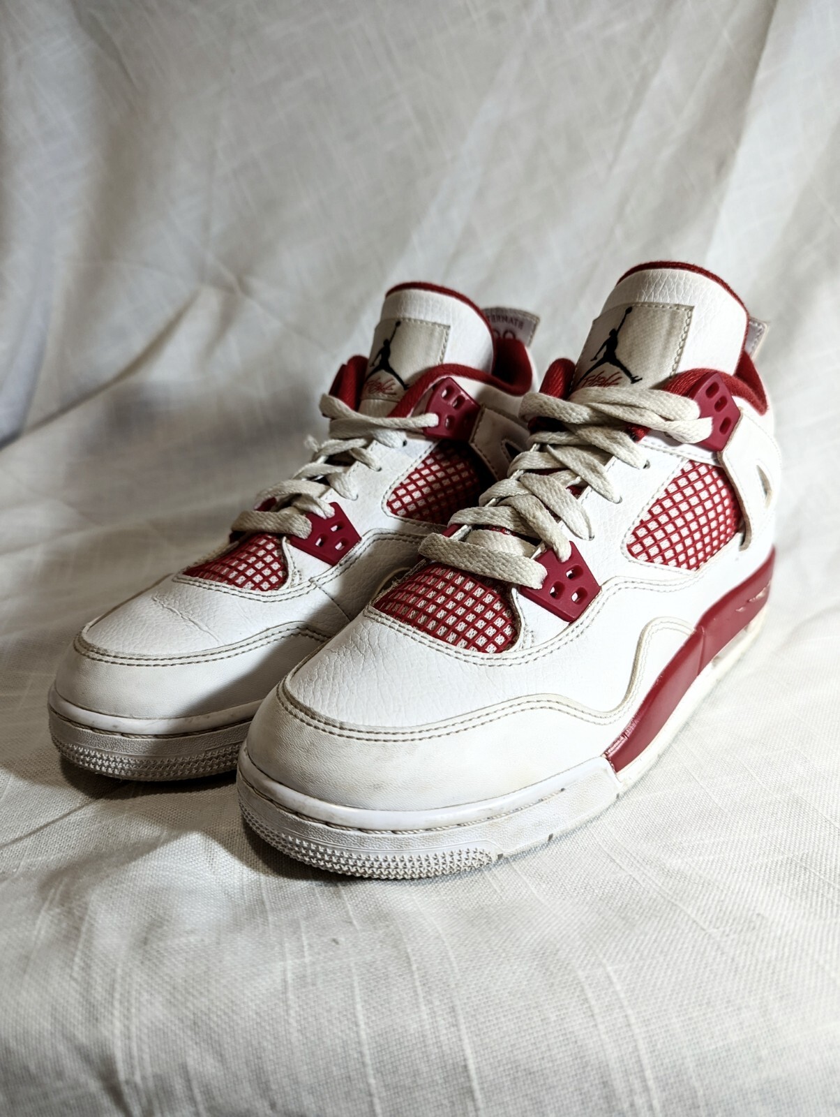 Nike Air Jordan 4 Retro Alternte 89 Red/White 408452-106 (Size 6Y) | eBay