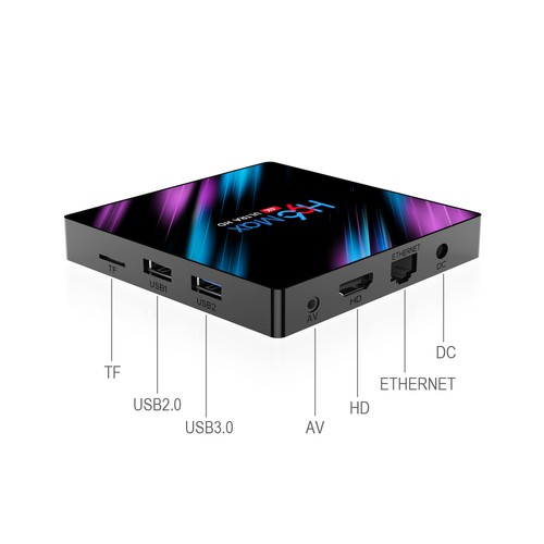 H96MAX RK3318 Android Set Top BOX Android 10.0 2.4G&5Gx - Picture 4 of 12