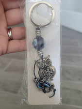 Evil Eye Owl Keychain