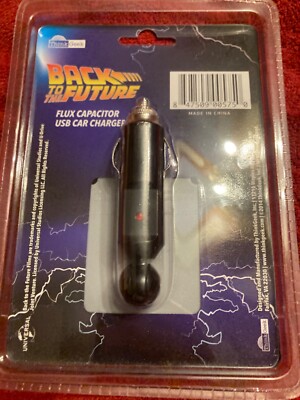 flux capacitor cigarette lighter ThinkGeek Back To The Future Flux Capacitor USB Car Charger Rare HTF NEW  Sealed