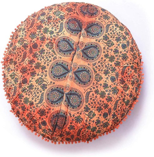 Mandala Large Pouf Pillow Case Meditation Floor Cushion Cover Bohemian Ottoman - Picture 18 of 112