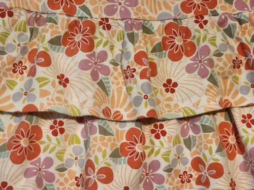 Gymboree Tea Garden Knit Floral Skirt Skort Girls Size 7 - Picture 2 of 4