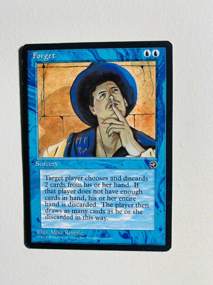 1X MTG MAGIC THE GATHERING FORGET NM-MT CARD | eBay