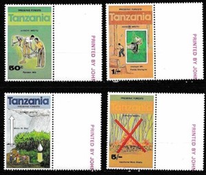 Tanzania 1979 Forest Preservation SC# 127-130 MNH Mint/Never Hinged