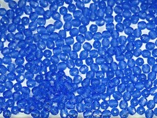 300 Preciosa Czech Glass Fire Polished Round Beads 6mm Sapphire, blue