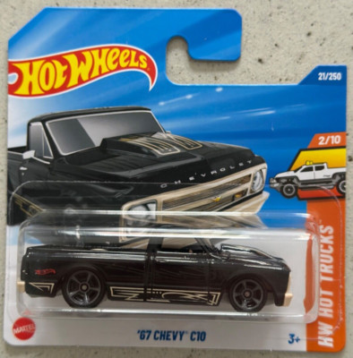 2025 Hot Wheels 67 Chevy C10 Short Card with Protector HW Hot Trucks