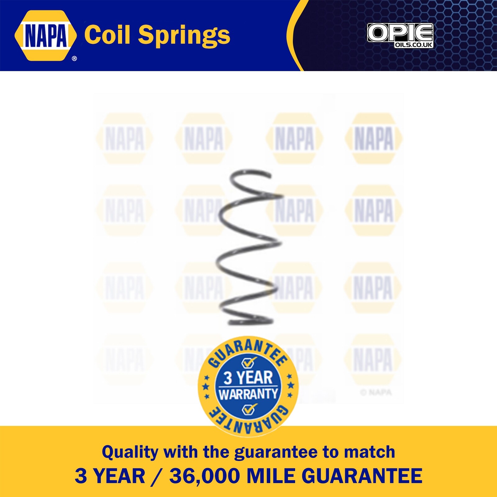 NAPA Coil Spring Front NCS1341 - OEM Quality for Renault - Reliable Construction