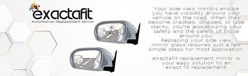 Passenger Side Mirror Glass Replacement For 2003-2008 BMW Z4 Z-4 E85 E86 RH - Picture 6 of 6