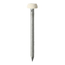 UPVC POLY TOP PINS & NAILS PLASTIC POLYMER HEADED SOFFIT & FASCIA FIXINGS
