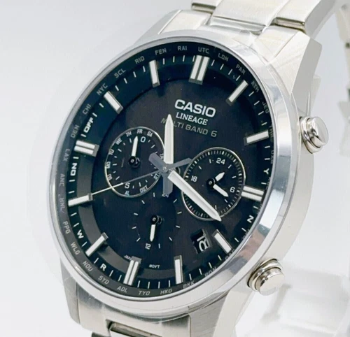 Casio Lineage LIW-M700D-1AJF Multiband 6 Solar Radio Men Watch LIW-M700D-1A 39mm