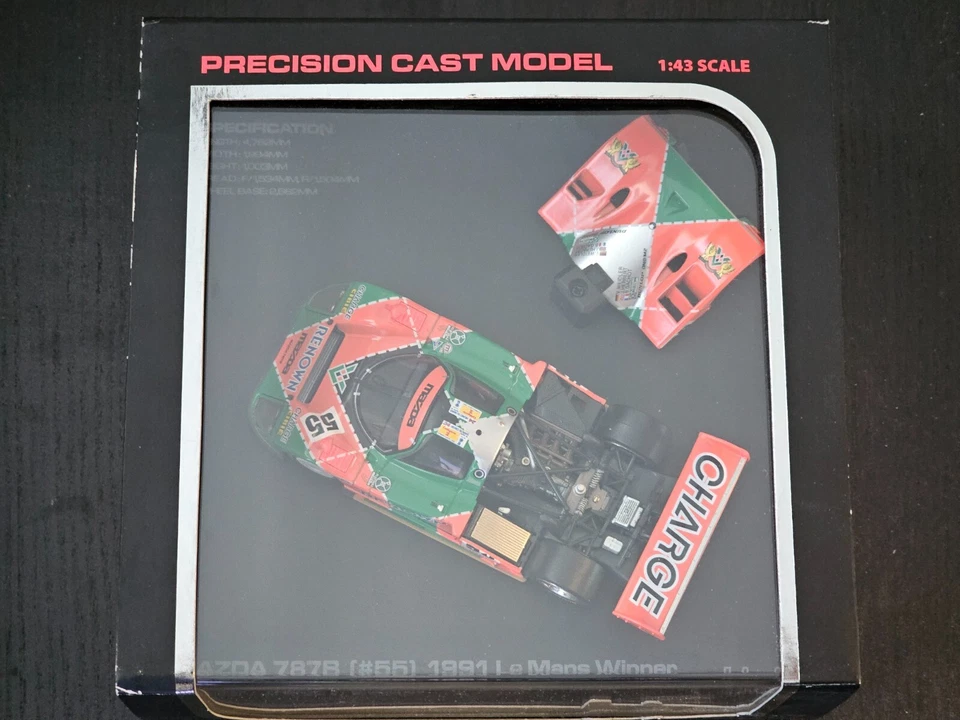 HPI Racing 1:43 Mazda 787B #55 91 Le Mans ganador 24 Horas nuevo sin abrir Foto 4 de 4