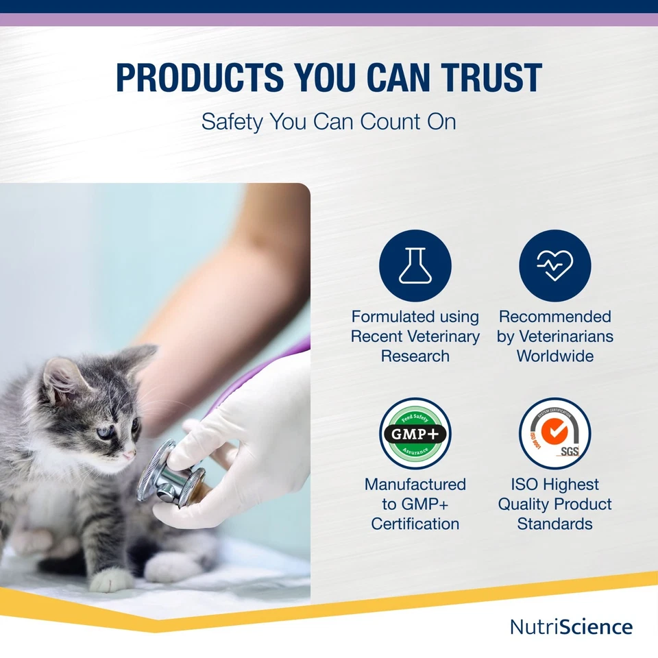 KalmAid Cat Gel - Reduce Nervousness - Separation Anxiety - Stress & Vet Visits - Image 2 of 4