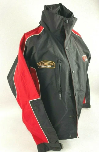 V8 Supercars Sponsors (Pedders) Boost Up Jacket Shell Lined Hidden Hood Size M