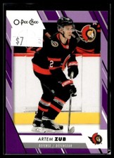 2023-24 O-Pee-Chee Purple Border Artem Zub 18/49 Ottawa Senators #346