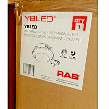 RAB YBLED Field-Adjustable LED Yardblaster - Versatile Outdoor Light