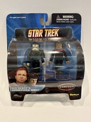Star Trek Serie 5 Minimates Gul Dukat & Captain Sisko VARIANTE NEU