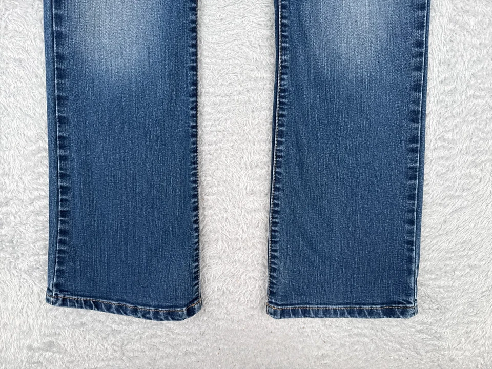 Cold Bleu Jeans Women 6 Blue Denim Soleil Bootcut Low Rise Cotton Blend 30x31 - Image 2 of 4
