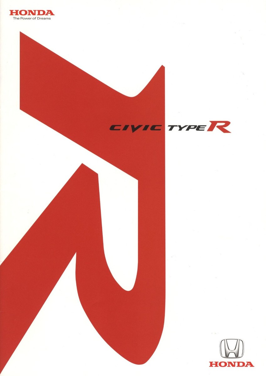Catalog] 2008 Honda Civic Type R FD2 Japanese brochure i-VTEC K20A
