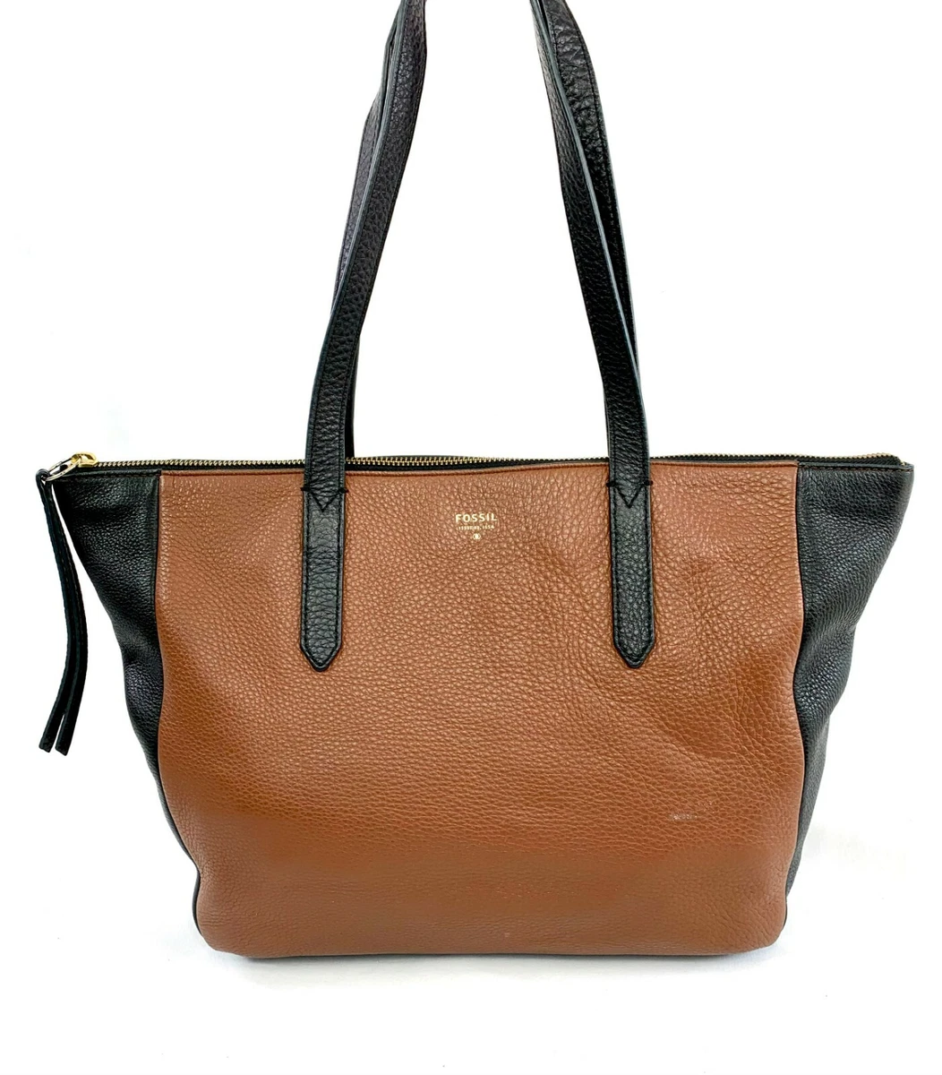 Leather Shopper bag - tote bag for ladies in black or brown. Soft