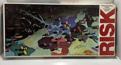 Risk Ebay RISK Board Game by Parker Brothers 1980 Vintage Verified COMPLETE No ...