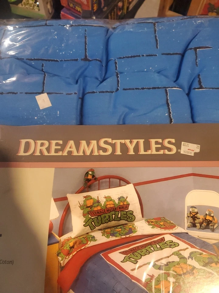 Edredón de cama doble vintage\raro\nuevo Teenage Mutant Ninja Turtles (Turtle Power) Foto 4 de 4