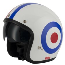 Vcan V500 Scooter Mod Motorcycle Motorbike Open Face Helmet Lambretta Vespa Target L For Sale Online Ebay