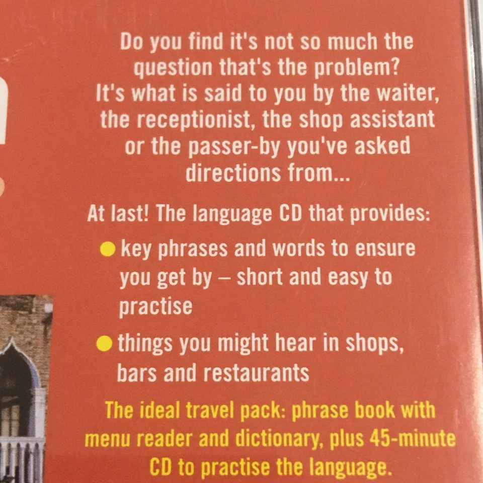 Italian Phrase CD only no book - Image 4 of 4