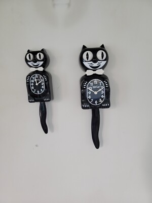 Kit Cat Klock Katzenuhr Aus Satin, Rosa