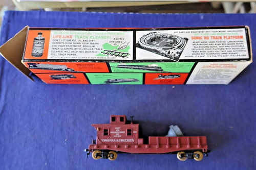 2 HO Scale Rail Cars ,1 Tyco Heinze 57 and 1 Pulling PowerSerch light car w/Box - Picture 7 of 13