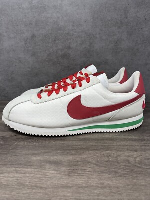 Nike Cortez Basic TXT Size 13 Mens Mexico Red White Green FS