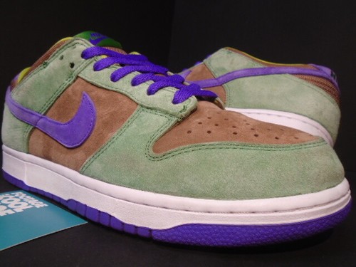 green purple dunks
