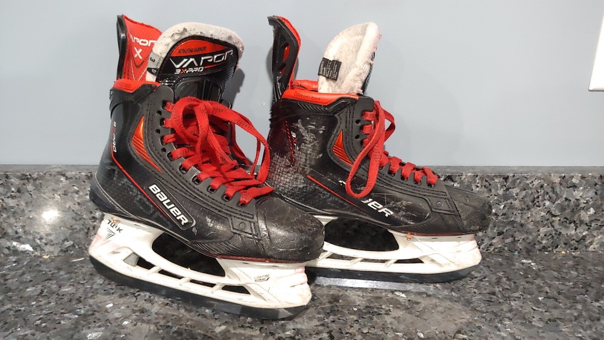 Bauer Vapor 3X Pro Junior Ice Hockey Skates Size 3.0D LS Pulse Ti