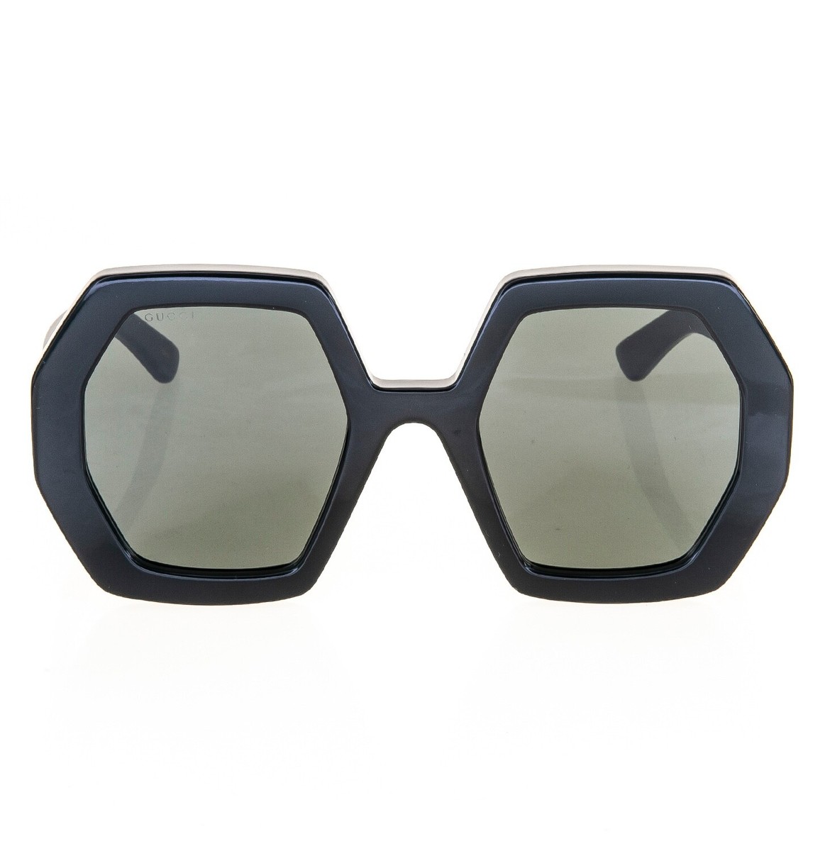 GUCCI 0772 Black Hexagonal Geometric Logo Gg0772S 004 Retro  display picture 2