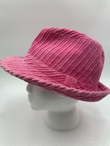 Cord Damen Fedora Hut etwas Besonderes LA rosa weich SS