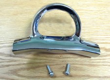 1957 CHEVY HORN RING CHROME CENTER CAP with correct clutch head screws USA MADE