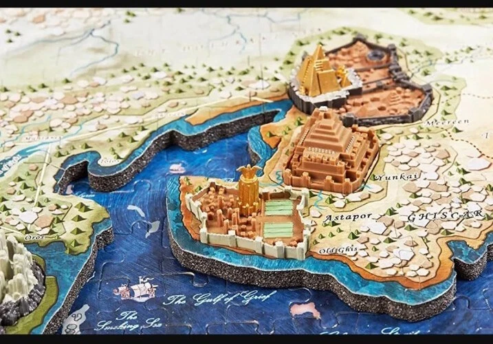 Game of Thrones - 3D Mini Puzzle of Westeros - HBO - 350+ Pieces - Jigsaw Puzzle - Image 2 of 4