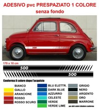 Strisce adesive Fiat 500 126 127 128 Abarth laterali fiancate tuning sport epoca