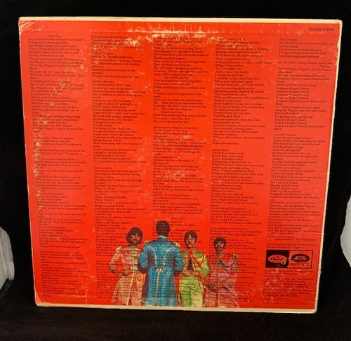 Beatles Sgt Pepper Lonely Hearts Vinyl Record - Picture 2 of 3