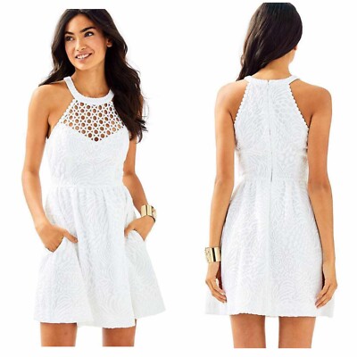 *LILLY PULITIZER* Kinley Dress in Resort White, size 0 - NEW! - FAST SHIP!