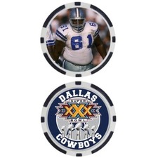 NATE NEWTON - COWBOYS SUPER BOWL XXX  - POKER CHIP