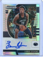 2020-21 Panini Prizm Draft Picks LAMAR STEVENS RC Rookie SILVER HYPER PRIZM AUTO