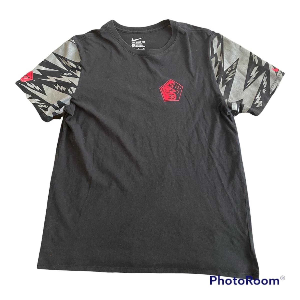Nike Kevin Durant Flight Pack 35th Squadron Reflective Black Shirt